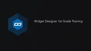 Widget Designer 1st Grade Tutorial Part 2
