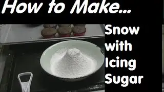How to Make Snow with Icing Sugar | Chox Decorates Cakes #26