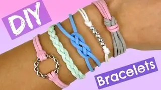 DIY Frendship Bracelets I 5 EASY and Cool Bracelets I Stackable Arm Candy projects