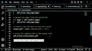How to join PDFs using Python PyPDF2?