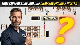 18 minutes pour comprendre le fonctionnement d'une chambre froide positive,2 postes,2 températures.