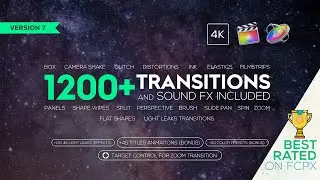 FCPX 1300+ Transitions and Sound FX
