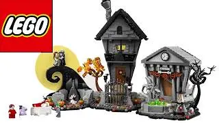Lego Ideas 21351 Tim Burton's The Nightmare Before Christmas Speed Build