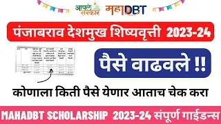 Breaking News! Panjabrao Deshmukh Hostel Update 2023-24: Govt Doubles Scholarship to 60,000 Rupees !