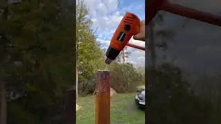 Сделала заглушку для профильной трубы