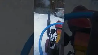 трактор зид, сделал глушитель.