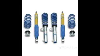 Работа подвески Bilstein B14 на  автомобиле Skoda