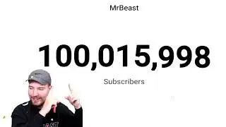 Mr. Beast hits 100 million Live! | Clip