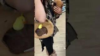 Сумка из шерсти капибары