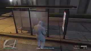 GTA Online Fail: Unexplained Bus Stop Bench Death
