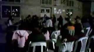 En plena muesta