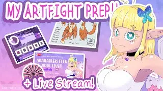 What I have prepared for ArtFight 2024 // (Unscripted!)