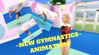 Sims 4 Custom Gymnastics Animation (Downloadable)