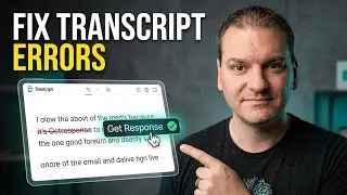 How To Edit Transcript or Correct Text In Descript [Simple Steps] Mike Hobbs