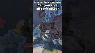 HOI4 Spot All 5 Mistakes! #shorts #hoi4