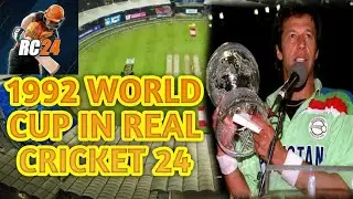 PLAYING 1992 WORLD CUP IN REAL CRICKET 24//GAMEPLAY