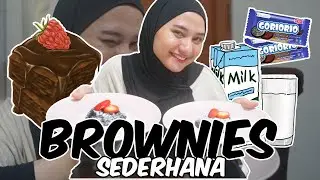 RESEP BROWNIES SIMPLE TAPI ENAK, TANPA OVEN, DAN LEMBUT BANGET!!! | MasakannyaZIRA