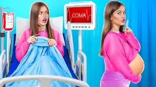 My twin is pregnant? 24-hour challenge! How to hide a pregnancy