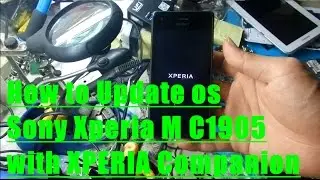 How to Update os Sony Xperia M C1905 with XPERIA Companion