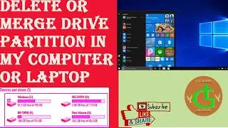 Delete Merge Two or More Drive Partition in My Computer  Full HD 1080p MEDIUM FR30