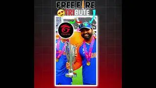 GARENA FREE FIRE BIGGEST TRIBUTE FOR INDIAN CRICKET TEAM 😮🔥| Games |#shorts