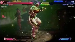 Sf6 Dee Jay vs Akuma perfect game casual match