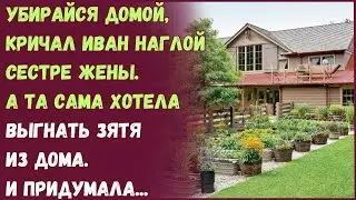 Убирайся домой, кричал Иван наглой сестре жены. А та сама хотела выгнать зятя из дома.