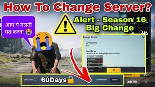 How To Change Server In Pubg Mobile After New Update | Pubg Mobile Server Lock For 60 Days