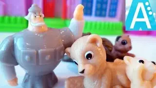 Три богатыря. Киндер. Семья пальчиков. Папа пальчик. Finger Family.