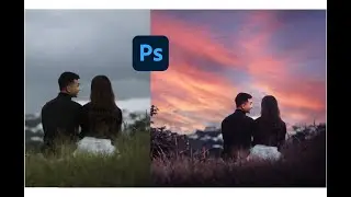 couple image sky replacement photoshop tutorial 2021