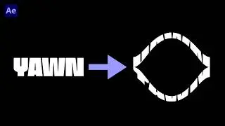 Easy Split Text Animation Tutorial in After Effects | No Plugins