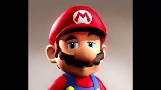 Mario becoming uncanny/canny but with Mario related music and extended a bit