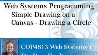Web Programming - Simple Drawing On a Canvas - Circle