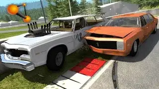 BeamNG.Drive Mod : Bruckell Moonhawk Addons (Crash test)