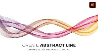 How to create abstract lines in adobe illustrator