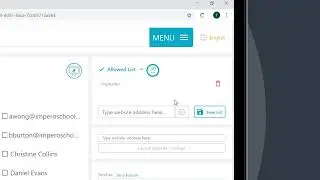 Impero Education Pro - Block List, Allow Web Interface