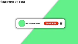 Subscribe and bell icon intro green screen | Copyright Free Intro for YouTube | My tips tricks
