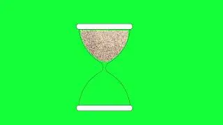 Loading Sand Timer Animation | Green Screen 4K | Free Download