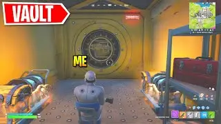 I Got INSIDE The Vault *WITHOUT* Keys And Trolled Players In Fortnite