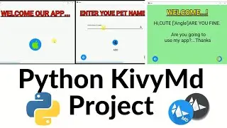 Kivymd Project pet animal Cute Name add python kivymd project