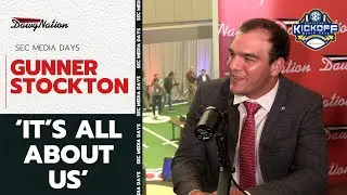 UGA QB Gunner Stockton on QB battle, UGA's run game and being the star at SEC Media Days