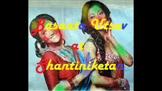Basanta utsab Shantiniketani Baul Basanta utsav using Dotara of local made, Holi Bolpur, Birbhum