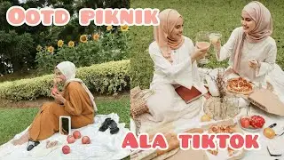 OOTD Hijab Untuk Piknik || Ide Foto Piknik Ala Selebgram/ Photoshoot Piknik Keren