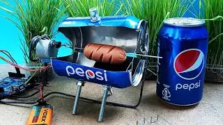 How to make a GRILL out of a PEPSI can? ))