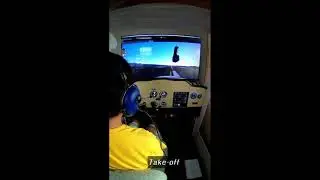 Cessna 152 Home Cockpit - Flight Video!