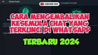 Cara Mengembalikan Kesemula Chat Yang Terkunci Di Whatsapp Terbaru 2024 🔥