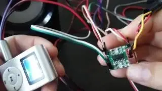 Amplifier of a sound. PAM8403. test.