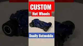 1st Ever DUALLY BATMOBILE.!! My New Custom Hot Wheels.!! #customhotwheels #hotwheels