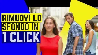 COME RIMUOVERE LO SFONDO DA UNA FOTO CON L'INTELLIGENZA ARTIFICIALE.