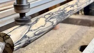 Pale Moon Ebony!  Ep1. Turning and boring flutes.  Making a DOUBLE Native Flute!